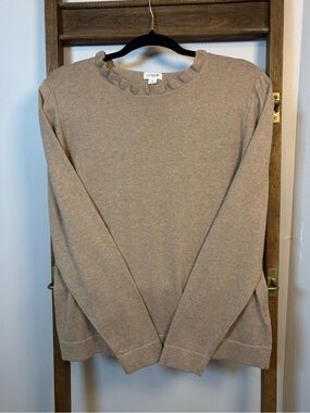 J. Crew Men's Crewneck Sweater in Taupe